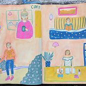 Character Creation from Life!. Traditional illustration, Character Design, Drawing, and Sketchbook project by monse_arenasg - 01.12.2024