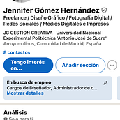 Mi proyecto del curso: LinkedIn: construye tu marca personal. Br, ing, Identit, Social Media, and Digital Marketing project by Jennifer Gómez - 01.17.2024