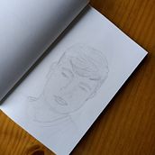 Meu projeto do curso: Caderno de retratos: explore o rosto humano. Sketching, Drawing, Portrait Drawing, Artistic Drawing, and Sketchbook project by Luana Krein - 01.16.2024