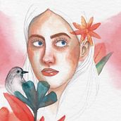 Mi proyecto del curso: Retrato ilustrado en acuarela. Traditional illustration, Fine Arts, Painting, Drawing, Watercolor Painting, Portrait Drawing, and Artistic Drawing project by Margarita Plata - 01.16.2024