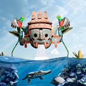 Mi proyecto del curso: Collage digital en Photoshop: composición y efectos visuales. Photograph, Collage, Photo Retouching, Fine-Art Photograph, Photographic Composition, and Photomontage project by Ray Ángeles - 01.15.2024