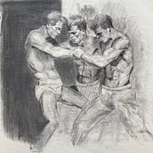 My project for course: Fundamentals of Figure Drawing with Charcoal. Fine Arts, Drawing, Realistic Drawing, and Figure Drawing project by Bahie Elden - 01.17.2024