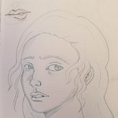 My project for course: Portrait Sketchbooking: Explore the Human Face. Un progetto di Bozzetti, Disegno, Disegno di ritratti, Disegno artistico e Sketchbook di gchungcreativedesign - 18.01.2024