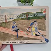 Meu projeto do curso: Sketchbook experimental: encontre seu estilo de desenho. Traditional illustration, Sketching, Creativit, Drawing, Watercolor Painting, Sketchbook, and Gouache Painting project by Luisa Maciel - 01.15.2024