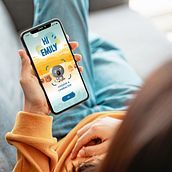 Brand- and characterdesign for a kids' audiobook-app by kinder Schokolade. Advertising, Design, Character Animation, and UX / UI project by Wanja Olten - 01.18.2024