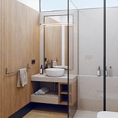 Baño Madera Ein Projekt aus dem Bereich Innendesign von Luis Devia - 18.01.2024