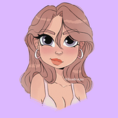 Ilustración de Personaje. Een project van Digitale illustratie van Liaurys Marquez - 05.11.2023