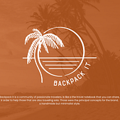 Backpack It. Web Design, Logo Design, Br, ing, Identit, and Traditional illustration project by Andrea Socorro Romero - 01.19.2024