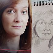 Mi proyecto del curso: Sketchbook de retrato: explora el rostro humano. Sketching, Drawing, Portrait Drawing, Artistic Drawing, and Sketchbook project by carlosyogi - 01.19.2024