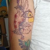 My project for course: Color Techniques for Tattoos. Traditional illustration, Drawing, Digital Illustration, Tattoo Design, and Digital Drawing project by Drax Guevara - 12.05.2023