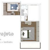 Meu projeto do curso: Design de interiores do início ao fim. Interior Architecture, Interior Design, Interior Decoration, and Spatial Design project by Lizandra Tesser - 01.19.2024