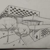 Mi proyecto del curso: Sketching para arquitectura: imagina con papel y pluma. Un projet de Architecture, Esquisse , Dessin, Illustration architecturale, Carnet de croquis , et Design d'espace de Santiago Alvarado Morales - 19.01.2024