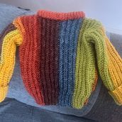 Mi proyecto del curso: Crochet: crea prendas con una sola aguja. Fashion Design, Fiber Arts, DIY, Crochet, and Textile Design project by amorchislaguneros - 01.20.2024