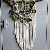 My project for course: 3D Macramé for Botanical Wall Hanging Ein Projekt aus dem Bereich H, werk, Innenarchitektur, Weben, Makramee und Textildesign von wankowim - 20.01.2024
