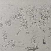 My project for course: Narrative Illustration: Create a Children's Picturebook. Een project van Traditionele illustratie,  Tekening, Digitale illustratie, Kinderillustratie y Prentenboeken van Dimitra Kantara - 20.01.2024