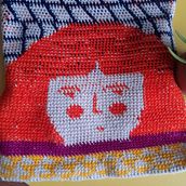 Mi proyecto del curso: Tapestry: técnica de crochet para dibujar con hilos. Accessor, Design, Pattern Design, Fiber Arts, DIY, Crochet, and Textile Design project by cbozapac - 01.19.2024