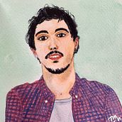 My project for course: Watercolor Portrait Sketchbook. Painting, Watercolor Painting, Portrait Drawing, and Sketchbook project by just4tim - 01.21.2024
