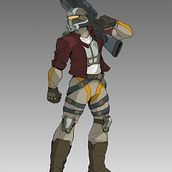 2D Platformer Dark Scifi Bounty Hunter. Character Design, and Concept Art project by Ben Lutz - 01.21.2024