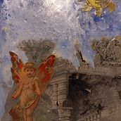 My project for course: Introduction to Hot Wax Painting. Arts, Crafts, Fine Arts, Collage, Paper Craft, and DIY project by tyrapenn - 01.19.2024