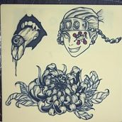 Mi proyecto del curso: Tatuaje para principiantes. Espero opiniones! c:. Tattoo Design project by Alex Ferrer - 01.21.2024