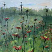 My project for course: Acrylic Painting Step by Step: Create Incredible Landscapes. Projekt z dziedziny Trad, c, jna ilustracja,  Malarstwo, Malarstwo akr, lowe i Sketchbook użytkownika Linda Wåhlander - 21.01.2024