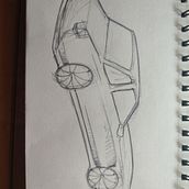 My project for course: Car Design sketching. Un progetto di Design, Design industriale, Product design e Bozzetti di Elías Cueik - 21.01.2024