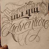 Mi proyecto del curso: Lettering para tatuajes. Calligraph, Lettering, and Tattoo Design project by Marc Soler Ros - 01.18.2024