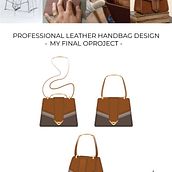 My project for course: Professional Leather Handbag Design. Un projet de Design , Création d'accessoires, Artisanat, St, lisme , et Couture de tombesi_arianna - 21.01.2024