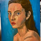 Il mio progetto del corso: Ritratti espressivi a olio: impara a dipingere "alla prima". Fine Arts, Painting, and Oil Painting project by Eleonora Leo Russo - 01.21.2024