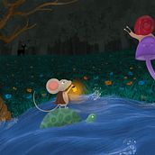 My project for course: Children’s Illustration with Procreate: Paint Magical Scenes. Digital Illustration, Children's Illustration, Digital Painting, and Picturebook project by dasha_4 - 01.21.2024