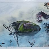 Meu projeto do curso: Paisagens atmosféricas em aquarela. Un progetto di Belle arti, Pittura e Pittura ad acquerello di Virgínia Petrini - 10.01.2024