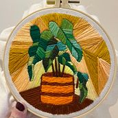 My project for course: Introduction to Botanical Embroidery. Embroider, and Textile Design project by E V - 01.22.2024
