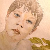 My project for course: Watercolor Portrait from a Photo. Un proyecto de Ilustración tradicional, Pintura a la acuarela y Dibujo de Retrato de Anja Nardi - 18.01.2024