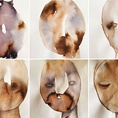 Intra Mundum. Un projet de Peinture, Illustration traditionnelle, Collage, Création de motifs, Créativité, Aquarelle , et Dessin de portrait de Valeria Gabriele - 22.01.2024