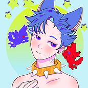 The wolf's sin. Digital Drawing project by Nicolle Cherres Cabrera - 05.07.2020