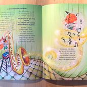 Piruleta la Corchea y los instrumentos cantacuentos. Un projet de Illustration jeunesse , et Littérature jeunesse de Gema Albiol - 22.01.2024