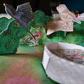 Mon projet du cours : Création de cartes pop-up pour débutants. Traditional illustration, Arts, Crafts, Events, Paper Craft, Stationer, and Design project by Solweig Gerbier - 02.19.2025