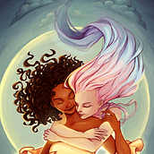 Light - Ilustração para desafio mensal no Discord do RossDraws. Un proyecto de Ilustración digital de Isabel Elise - 27.08.2020