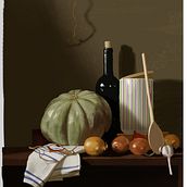 Mi proyecto del curso: Introducción a la pintura digital. Fine Arts, Painting, Digital Illustration, Digital Drawing, and Digital Painting project by Gabriel Castillo Ramírez - 01.23.2024