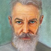Il mio progetto del corso: Ritratto realistico con pastelli morbidi. Un projet de Illustration traditionnelle, Beaux Arts, Dessin, Dessin de portrait , et Dessin réaliste de Egidio Calabrese Violetta - 23.01.2024