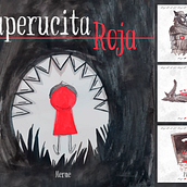 Libro Caperucita Roja. Traditional illustration, Watercolor Painting, and Character Design project by Sebastian Gershani - 01.23.2024