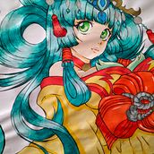 Mi proyecto del curso: Coloreado con marcadores para dibujo manga . Ilustrasi tradisional, Komik, Teori Warna, Dan Manga proyek oleh judith aguilar - 01.19.2024