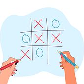 Triqui virtual (Tic Tac Toe). Programming, and Video Games project by Linda Bu - 01.14.2024