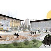 Paseo de la Fuente. Un projet de Architecture et Illustration traditionnelle de kev_eju - 23.01.2024