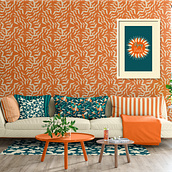 FLYING HIGH Pattern Collection. Un progetto di Graphic design, Product design, Pattern design e Illustrazione digitale di Nat Martín - 23.01.2024