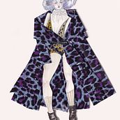 Il mio progetto del corso: Tecniche creative per l’illustrazione di moda . Un proyecto de Ilustración tradicional, Collage y Diseño de vestuario de danielabuongiorno - 22.01.2024