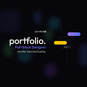 Portfolio - Jennifersd Ein Projekt aus dem Bereich Design, Webdesign, Grafikdesign, HTML, CSS und UX / UI von Jennifer Sánchez - 23.01.2024