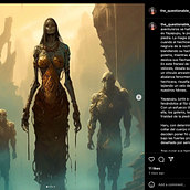 Cuenta de instagram sobre Dnd . Social Media project by Ana Longueira - 01.24.2024