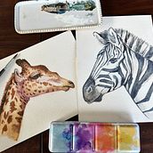 My project for course: Watercolor Illustration: Painting Realistic Wildlife. Fine Arts, Painting, Watercolor Painting, and Naturalistic Illustration project by Debra Mcallister - 01.21.2024