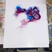 Alcohol Ink. Ink Illustration project by Petra Hallbar - 01.24.2024